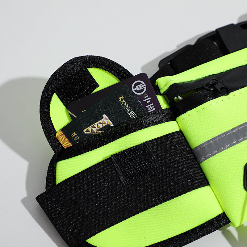 Brivilas sports bag outdoor running waist bag multifunction sports waterproof anti-theft zip bags pack belt bags cycling bum bag