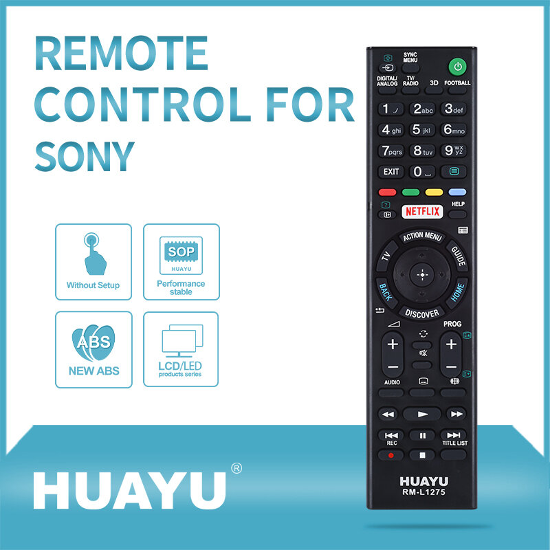 Controle remoto universal para lcd/led tv RM-ED RMF-TX RMT-TX RM-GA RM-YD substituição RM-L1275