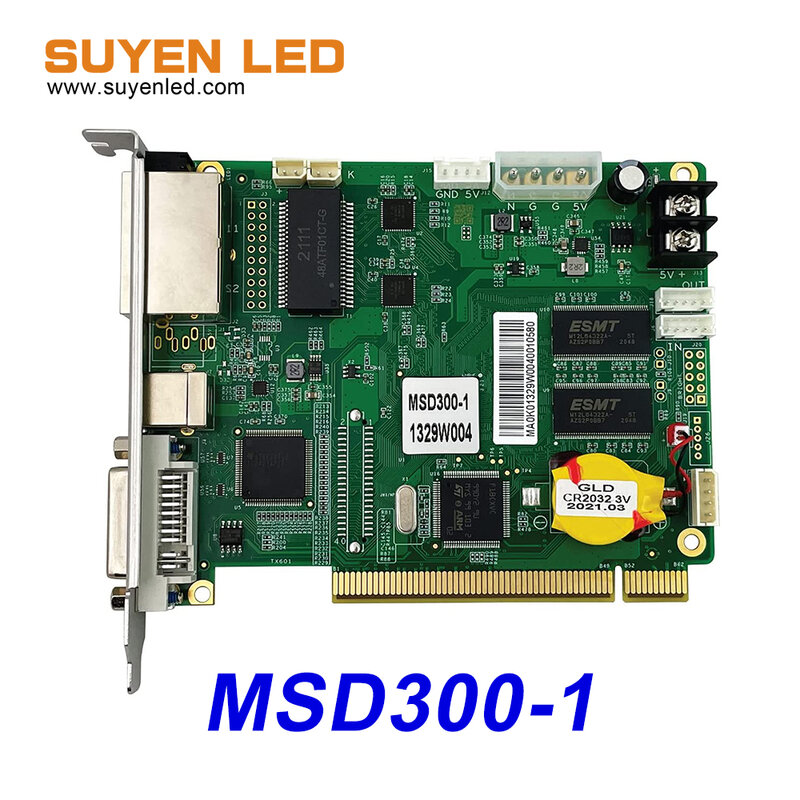 NovaStar-MSD300-1 de tarjeta de envío de LED síncrono a todo Color, mejor precio, versión mejorada de MSD300
