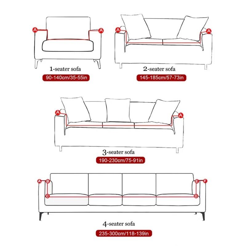 Elastische Sofa Abdeckungen für Wohnzimmer Weihnachten Thema Couch Abdeckung Stretch Moderne Schnitts Sofa Schutzhülle 1/2/3/4 Sitzer