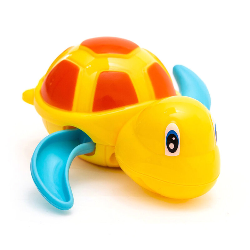 3 colori Classic Baby Cartoon Turtle Toy nuoto giocattolo d'acqua Wind Up Chain Clockwork Beach Bath giocattoli regalo di compleanno per bambini