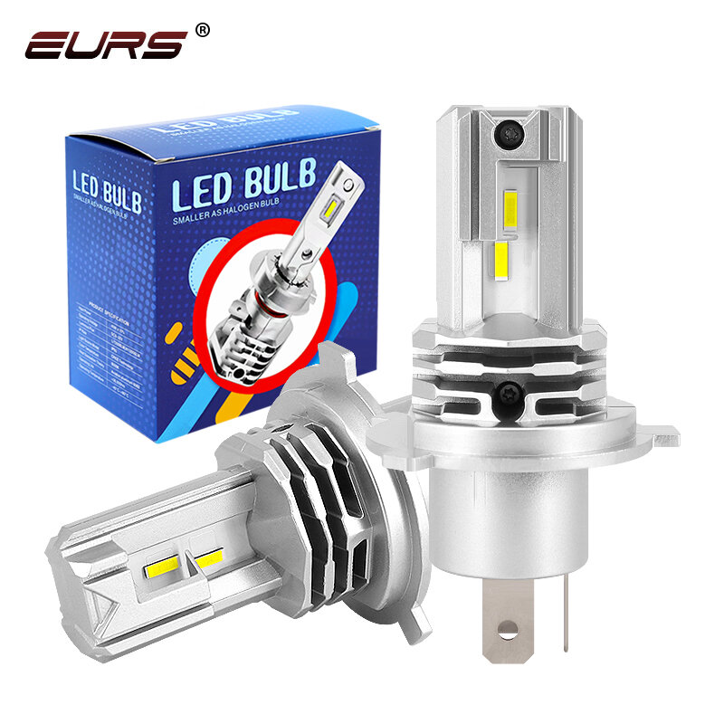 EURS Car Lights H4 LED H7 H1 H3 H8 H11 LED Atuo Lamp for Car Headlight Bulb HB3 HB4 9005 9006 Turbo LED Bulbs 12V 24V Fog lamp