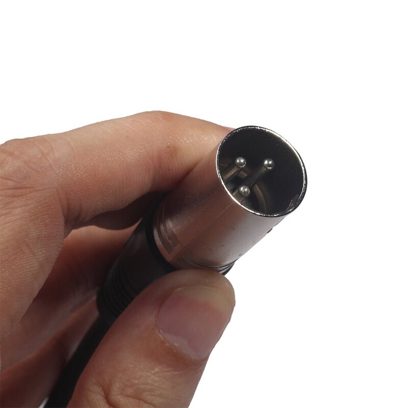 2021 nowy 0.3 m XLR 3-Pin męski na 3.5mm wtyczka Stereo ekranowany mikrofon kabel kabel TRS jack 3.5 męski na żeński 52923A