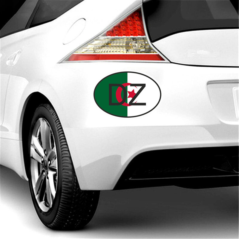 Ctcmtrendy Stiker Mobil PCV Dekorasi Laptop Motor Mobil Diesel Kode Negara Afrika Aljazair