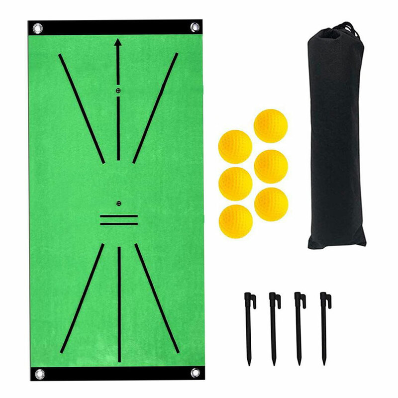 야외 골프 훈련 스윙 감지 매트, 타격 골퍼 정원 초원 연습 골프 훈련 보조 액세서리 기본 도구