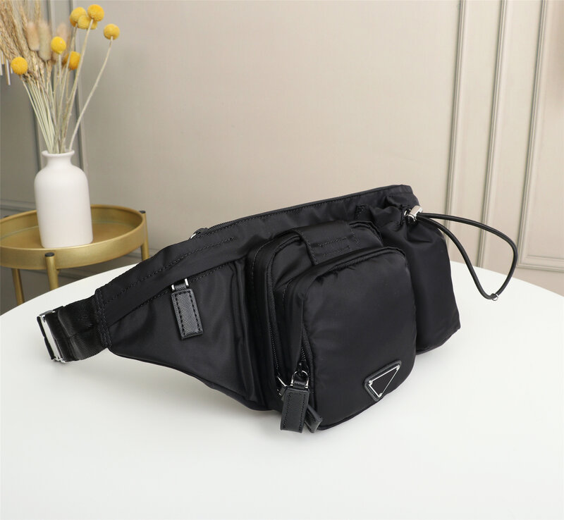 Luxury designer handbags unisex chest bag waist bag parachute nylon cloth lightweight casual messenger bag men's wallet ladies