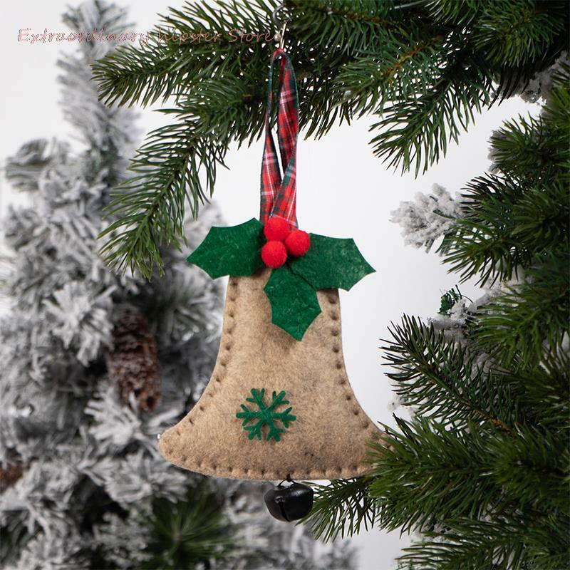 Christmas Bell Elk Decoration Pendant Christmas Tree Pendant Christmas Ornaments