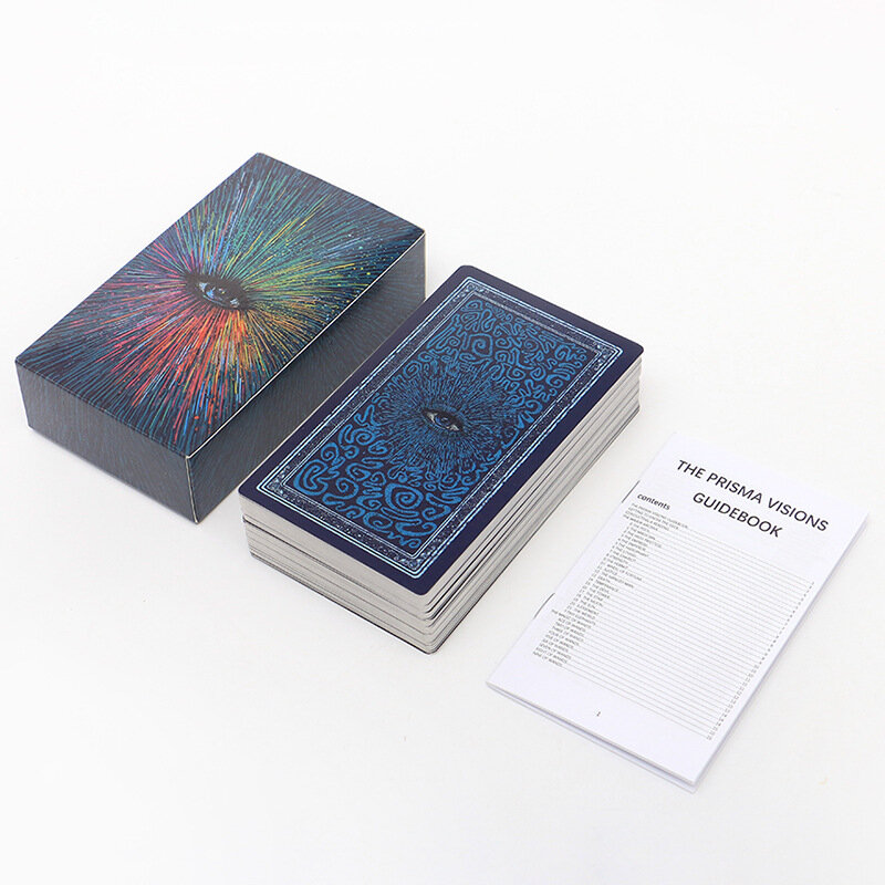 ร้อนขายความละเอียดสูง Tarot Card ขนาดใหญ่คุณภาพสูงภาษาอังกฤษ Party Divination เกม-Prism Tarot