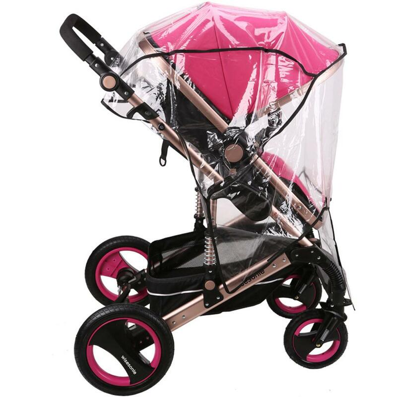 Kuulee Universal Stroller Rain Cover Waterproof Baby Carriage Rain-Proof Dustproof Snow Wind Shield for Pushchairs Buggys