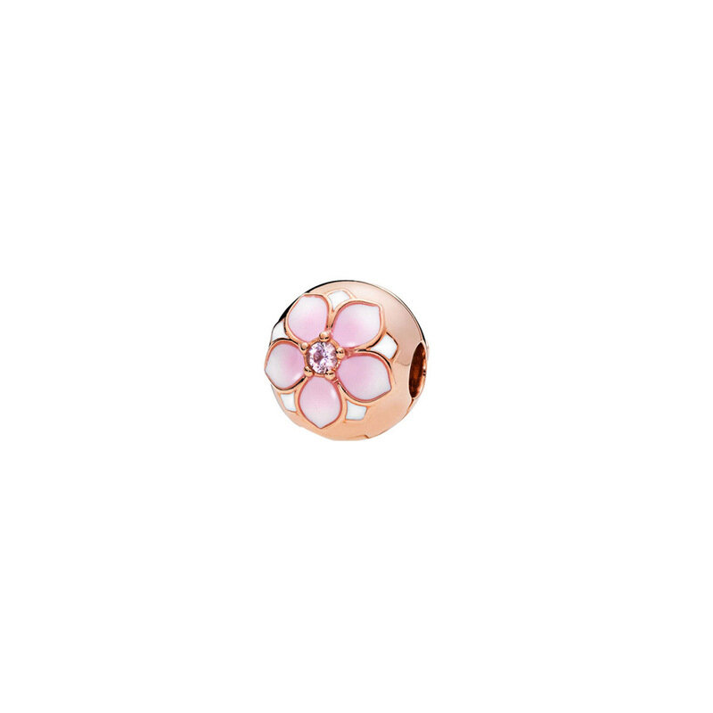 Armband zubehör pfirsich blossom Daisy serie geeignet für PANDORA CHARME Silber 925 bead armband für frauen DIY schmuck geschenke