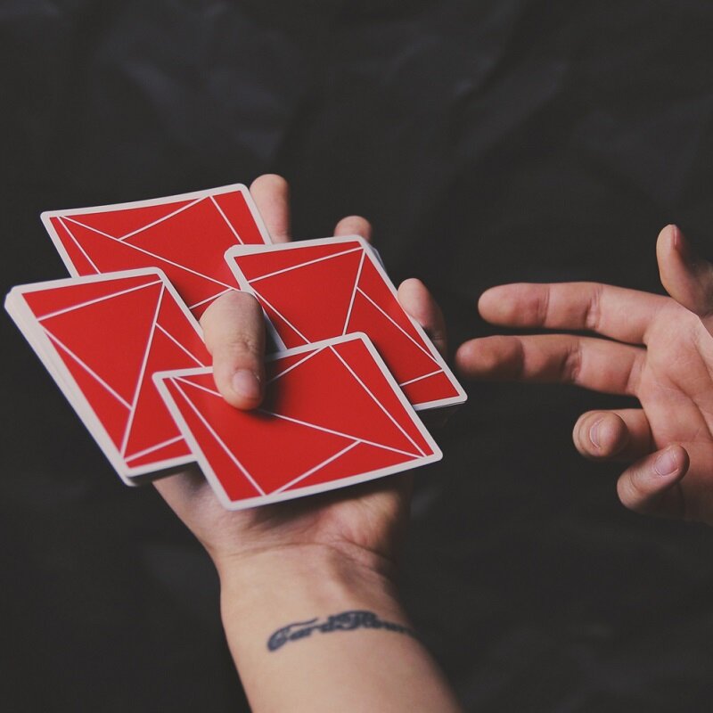 1 Deck Cardistry Deck Flexible Playing Cards Designed by TCC and Printed by USPCC Magic Poker Deck Magic Props