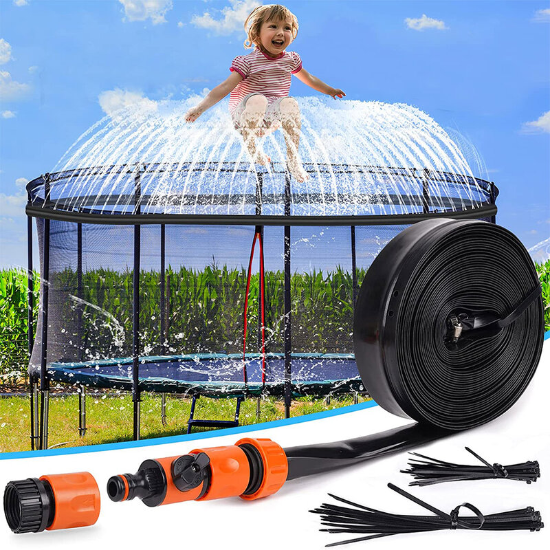 Trampoline Sprinklers Voor Kinderen, trampoline Spray Slang Water Park Fun Zomer Outdoor Water Spel Speelgoed Voor Jongens En Meisjes Groothandel