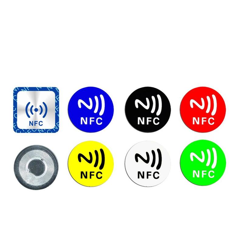 6Pcs Nfc Ntag213 Tag Sticker Ntag 213 Voor Huawei 13.56Mhz Universele Label Rfid Key Token Patrol Ultralight Tags