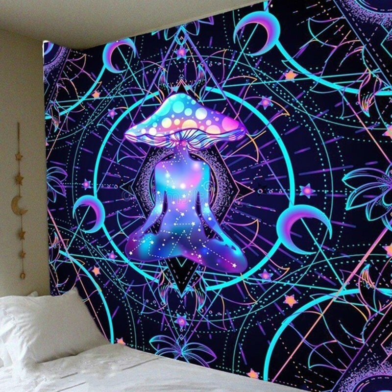 Illusory Art Tapestry Ins Tapestry Household Bedside Decoration Cloth Hanging Tapiz Tapestry Wall Hanging Tapestries Room Decor