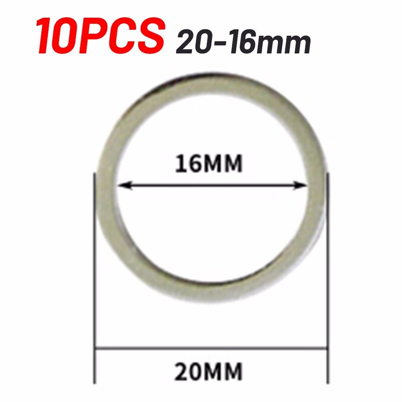 10pcs sega rondella di taglio circolare lama per sega adattatore rondella disco di taglio foro interno anelli adattatori rondella di taglio