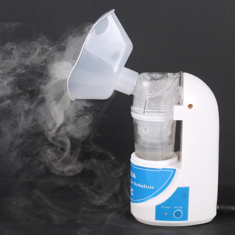 Portátil pessoal ultra-sônico inalador nebulizador cuidados de saúde do agregado familiar crianças atomizador máquina com copo e tipcure cura respiratória