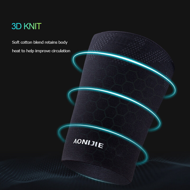AONIJIE One Piece Adjustable Thigh Sleeve Leg Brace Support Quad Wrap Sports Injury Recovery For Running Trail E4403 Brace