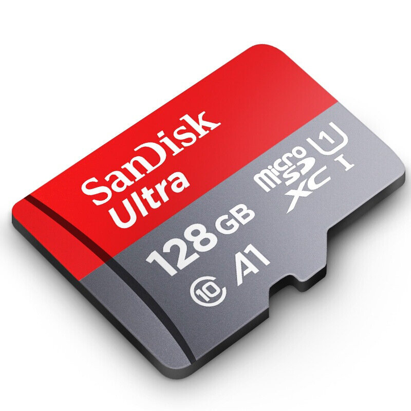 SanDisk-tarjeta de memoria Ultra para teléfono inteligente y portátil, microSD A1 de 200Gb, 128G, 64G, UHS-I, 32Gb, 16Gb, U1, Clase 10