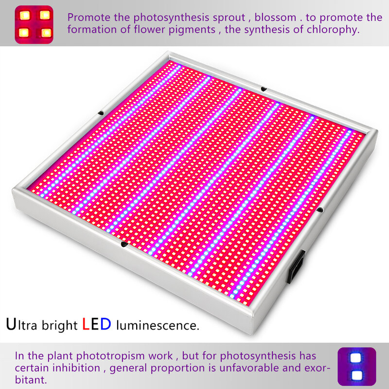 20w/30w/45w/120w/200w led crescer luz espectro completo planta painel lâmpada para efeito de estufa hidroponia flores