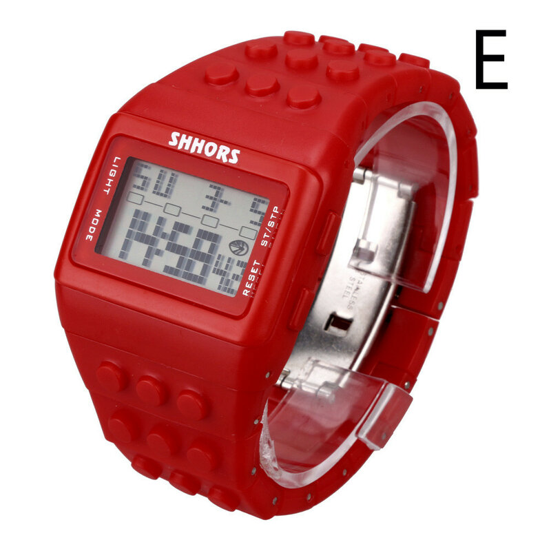 Nieuwe Design Led Digitale Horloge Voor Kinderen Jongens Meisjes Unisex Kleurrijke Elektronische Sport Horloge Jongens Gift Dropshipping Q
