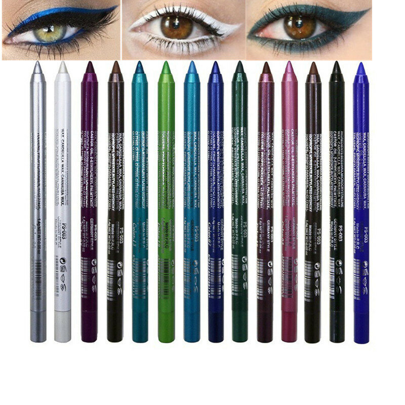 1PC ที่มีสีสันปากกาอายไลเนอร์กันน้ำได้อย่างรวดเร็วแห้ง Eye Liner Pencil Not Blooming Beauty Pigment Eye Makup เครื่องสำอางค์เ...