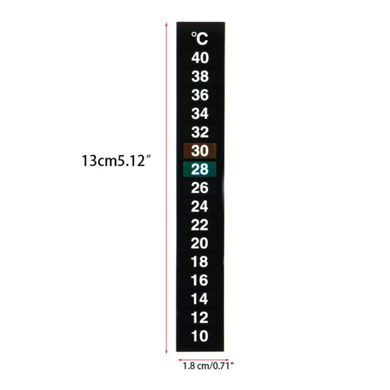 1pcスティックデジタル水族館の水槽冷蔵庫温度計ステッカー温度温度測定ステッカーツール