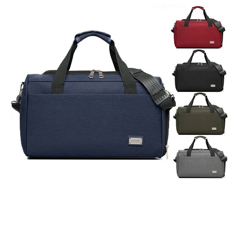 2021 Oxford Mannen Reizen Handtas Grote Capaciteit Duffle Onafhankelijke Schoenen Opslag Grote Fitness Tassen Handbagage Weekend Bag