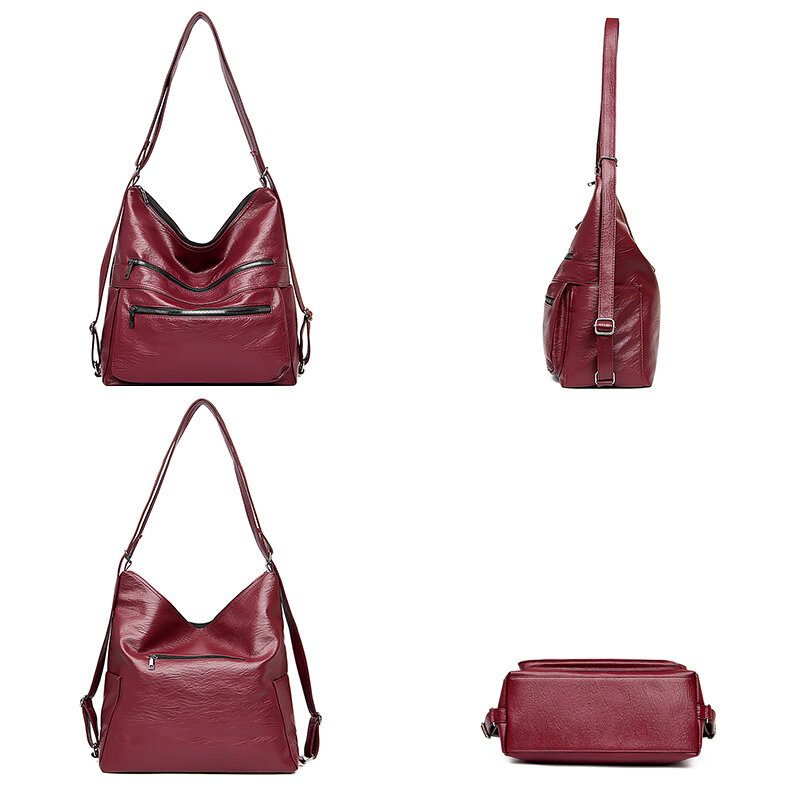 OLSITTI Fashion Luxury Pu Leather Shoulder Bags for Women 2021 Designer Bag Handbags Large Capacity Casual Crossbody Bag