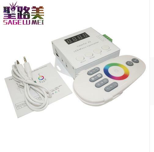 Controlador de música de banda LED Digital direccionable, controlador de música de píxeles coloridos x1 x2, 12V, 24V, WS2812, WS2811, WS2813, 6803, IC