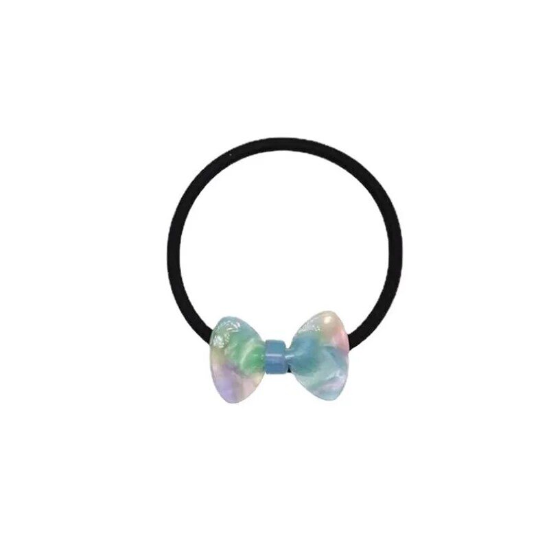 Nova coreia do cabelo feminino cordas temperamento faixas de cabelo elástico de borracha rabo de cavalo titular goma arco laços de cabelo scrunchies hairband bonito