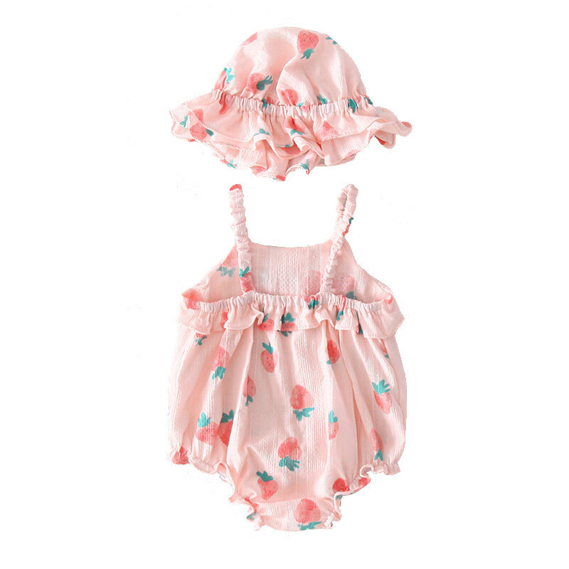YG 브랜드 아기 옷 아기 소녀 여름 삼각형 공주 슬링 등산 의류 아기 한 조각 드레스 가방 방귀 옷
