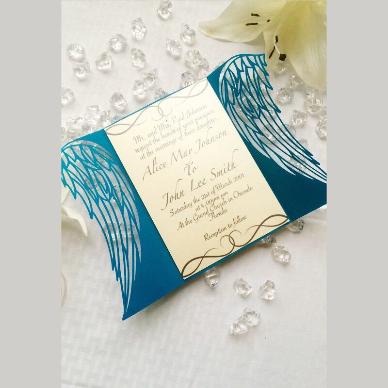 Grite Wing New Cutting Die Scrapbooking Craft Metal Die Cut for DIY Paper Cards Making Valentine's Day Wedding Decorative