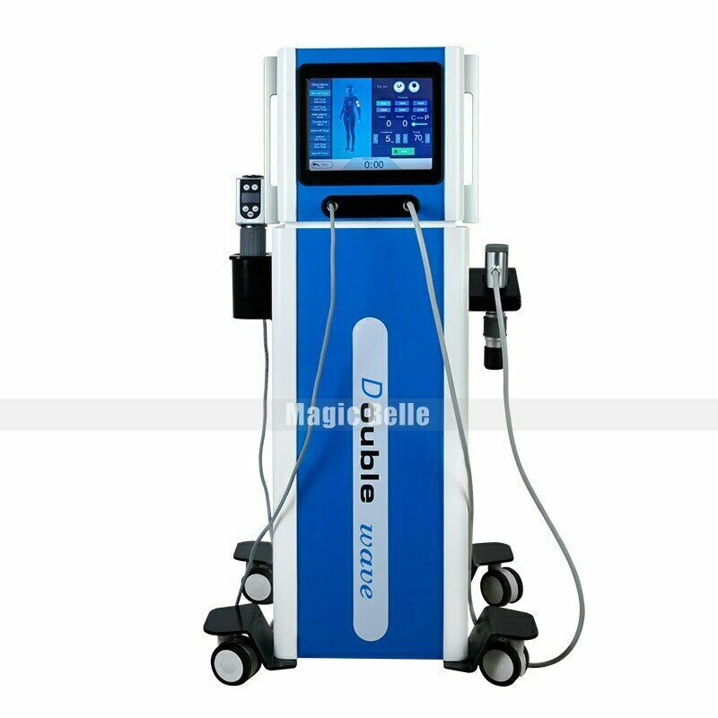 Multifunctional Double Channel Physical Pain Therapy Shock Wave Machine for ED Treatment and Joint Pain Relief with CE Approvals