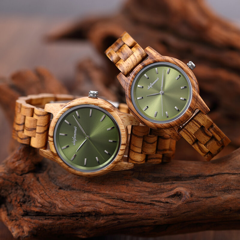 Shifenmei relógio de pulso de madeira masculino, relógio de marca de luxo esportivo para homens