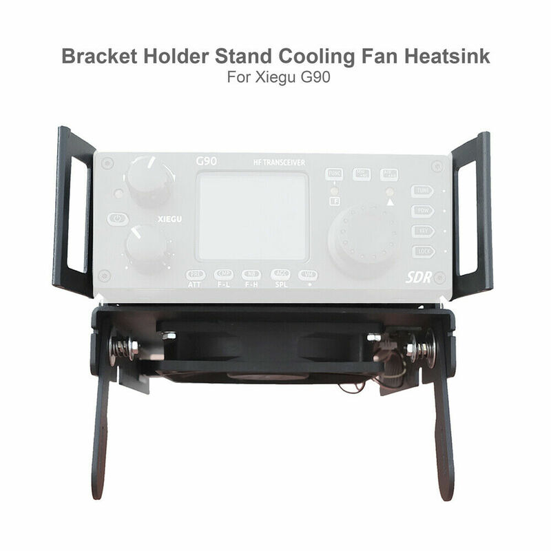 Exclusive Bracket Holder Stand Cooling Fan Heatsink For Xiegu G90 Transceiver