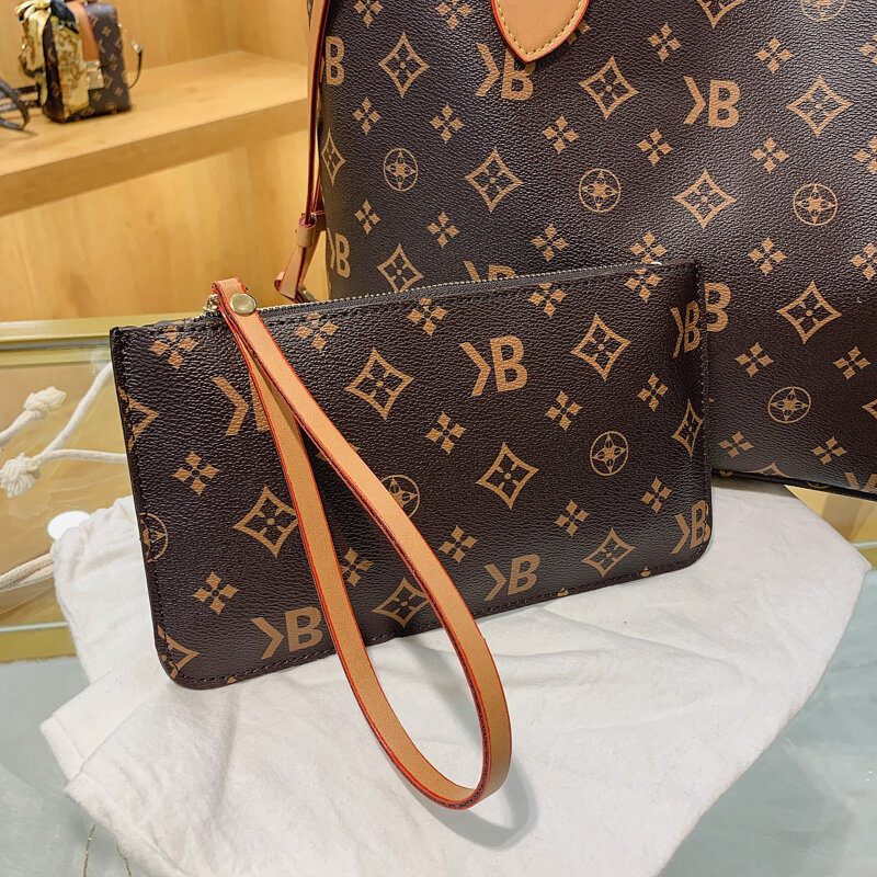 Сумка YILIAN на одно плечо, большая сумка для покупок, модная трендовая женская сумка, сумка с высокой текстурой и принтом в стиле ретро