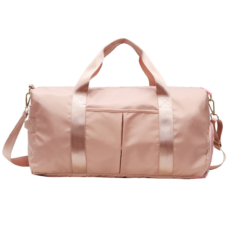 Розовая спортивная сумка, женская сумка для путешествий и выходных, дамские ручные сумки, большие сумки для спортзала, вместительные сумки ...