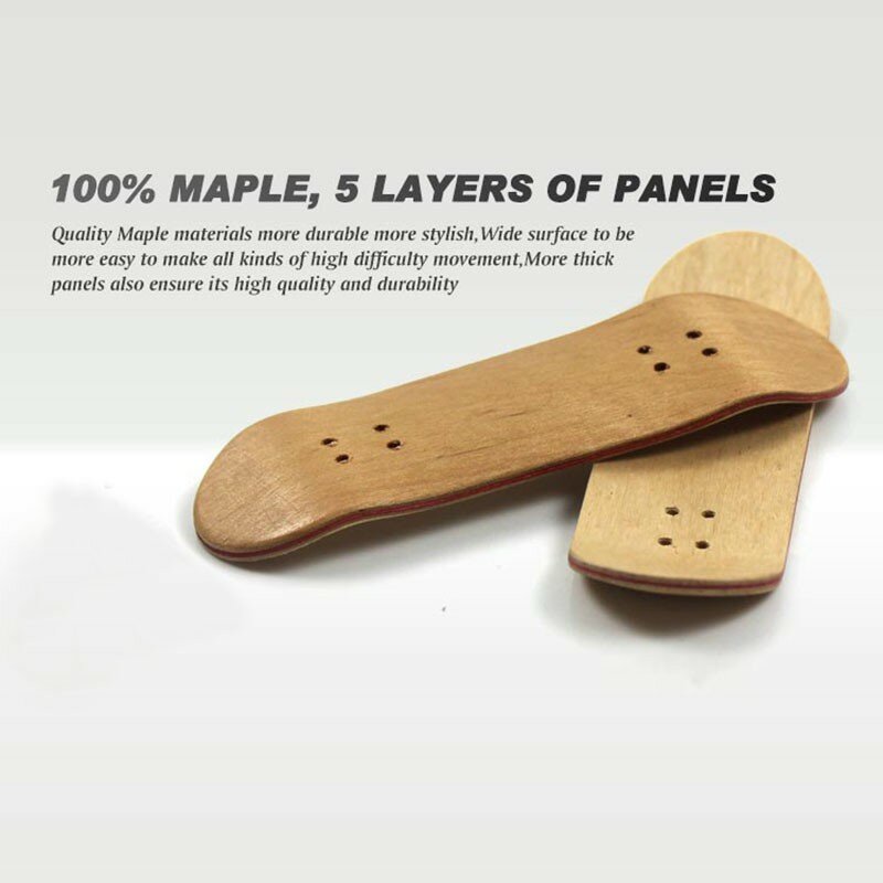 Pro Finger Skateboards Wooden Fingerboard Finger SkateBoard Wood Basic Fingerboars With Bearings Wheel Foam Tape Set