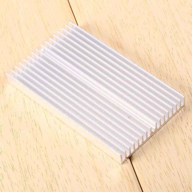100X60X10mm DIY Cooler Aluminum Grille Shape Heat Sink Chip For IC LED Power Transistor Radiator Module Radiator Special Cooling