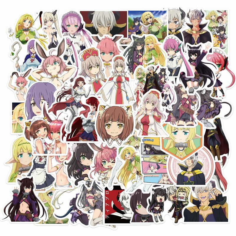 10/50Pcs HOW NOT TO SUMMON A DEMON LORD Graffiti Stickers for Luggage Laptop Fridge Guitar Skateboard Cartoon Anime Sticker Pack