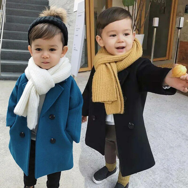 Bayi Laki-laki Jaket Fashion Musim Gugur Mantel Hangat Musim Dingin Musim Gugur Bayi Pakaian Bayi Balita Anak Jaket Luaran 2 3 4 6 8y