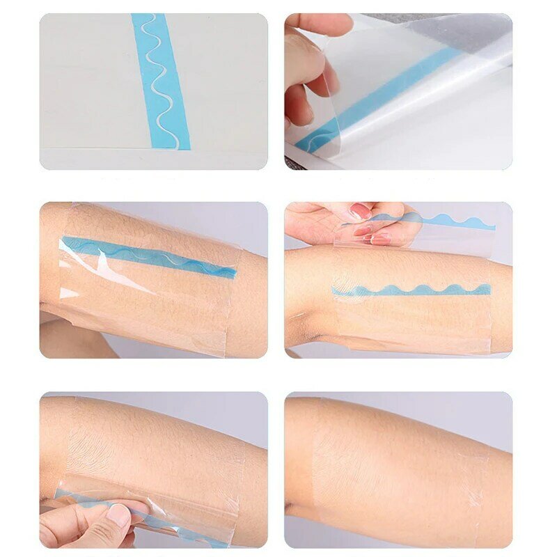 Demine bendaggio adesivo elasticizzato trasparente fasciatura impermeabile bendaggi adesivi trasparenti nastro per medicazione per tatuaggi pelle protettiva