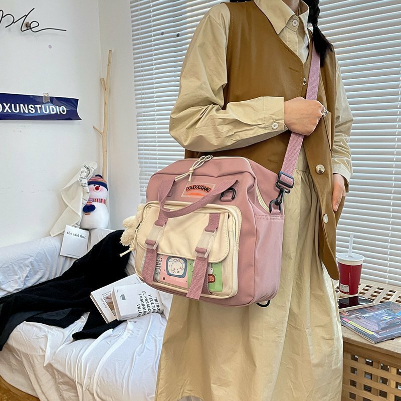 2021 Fashion Waterproof Women Small Backpack for Teenager Kawaii Girls Shoulder Bag Student Mini College Schoolbag Cute Rucksack