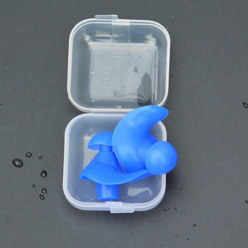 1 Pair Soft Silicone Ear Plugs Environmental Waterproof Dust Proof Sports Swimming Ear Plugs Swimming Earbuds Diving Accessories