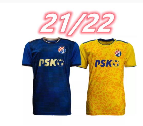 2020 2021 Petkovic Orsic Ademi Moro ที่กำหนดเอง Dinamo Zagreb เสื้อฟุตบอลเสื้อยืด Home ที่สาม3RD GNK Dinamo Zagreb 2020-21