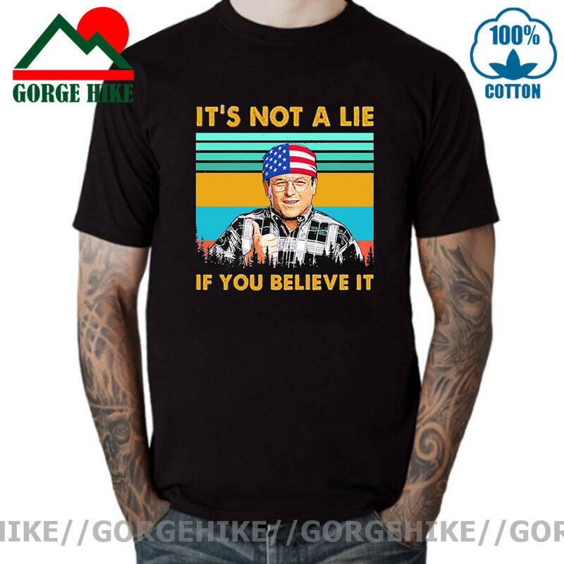 GorgeHike 2021 Neue Sommer Retro TV Zeigen T-shirts Seinfeld George Costanza Es ist Nicht EINE Lüge Wenn Sie Glauben Es vintage T Shirts männer