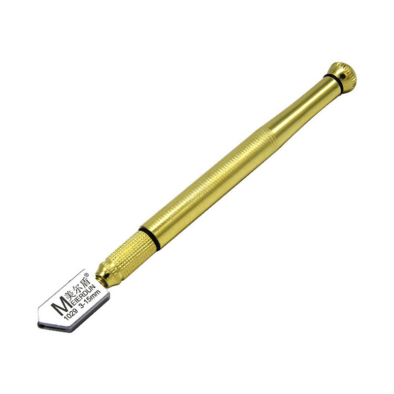 Cortador de vidro lâmina de diamante, lâmina de aço, ferramenta de corte, não escorregadio, cabo de metal, 170mm, para ferramentas manuais, ferramentas domésticas