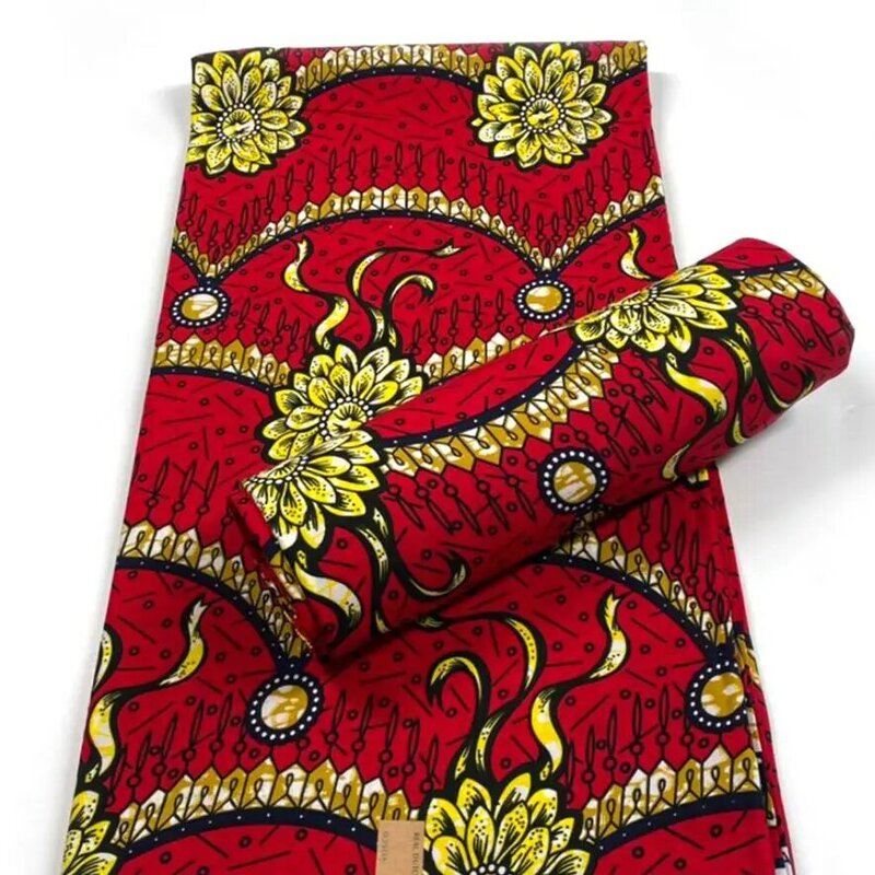 Prawdziwy wosk afrykański tkaniny afrykańska Ankara drukuj tkanina na sukienkę 2021 Ghana Pagne wosk afrykańska Ankara tkaniny bawełniane