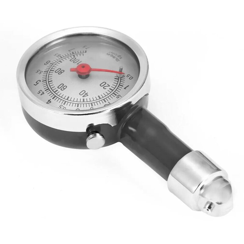 Medidor de presión de neumáticos de alta precisión para bicicleta y coche, herramienta de medición de Monitor de presión Fetal, color negro