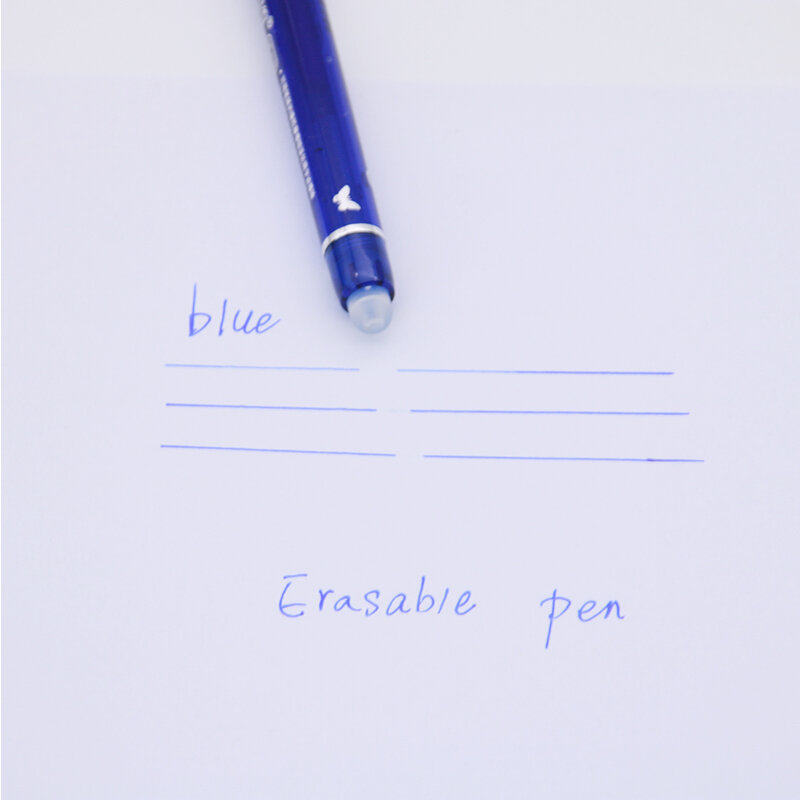 Stylo à encre magique effaçable, stylo à Gel de cantoor, 0.5Mm, poignée lavable, bleu, noir, rouge, école, 20 pièces/ensemble